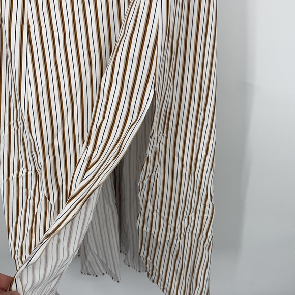 Danielle Bernstein Women's Puff Sleeves Slip Dress HG Striped Pullover Sze 4 NWT - Picture 4 of 7